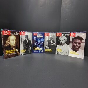 A&E Biography‎ Project for Schools VHS Tapes Men of Distinction Legendary Women